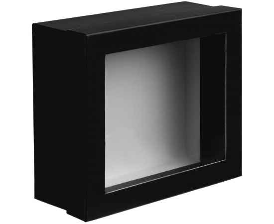 Коробка Teaser с окном, черная, Цвет: черный, Размер: 25
