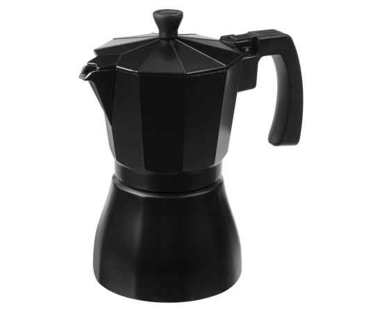 Гейзерная кофеварка Siena, черная, Цвет: черный, Объем: 200, Размер: высота 19 см