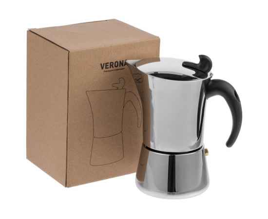 Гейзерная кофеварка Verona, в коробке, Объем: 200, Размер: высота 17