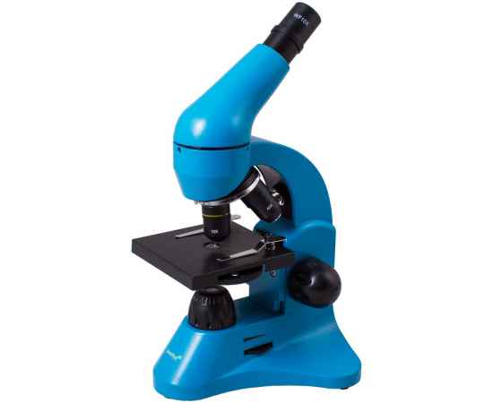 Монокулярный микроскоп Rainbow 50L с набором для опытов, голубой, Цвет: голубой, Размер: упаковка: 18х40