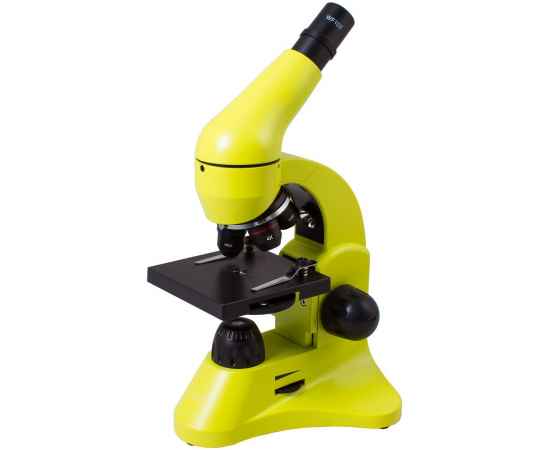 Монокулярный микроскоп Rainbow 50L с набором для опытов, зеленое яблоко, Цвет: зеленое яблоко, Размер: упаковка: 18х40