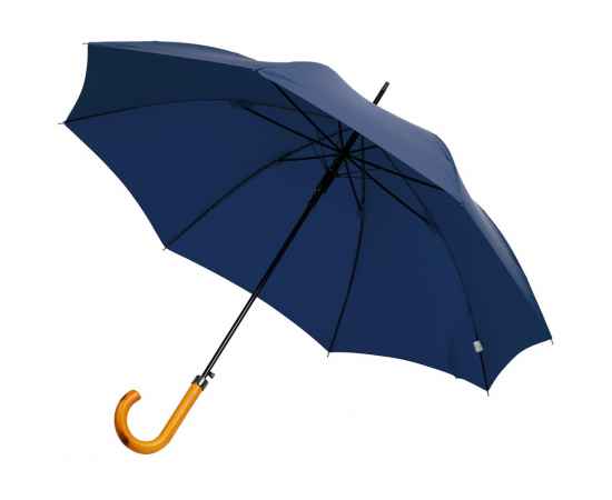 Зонт-трость LockWood, темно-синий, Цвет: темно-синий, Размер: длина 89 см