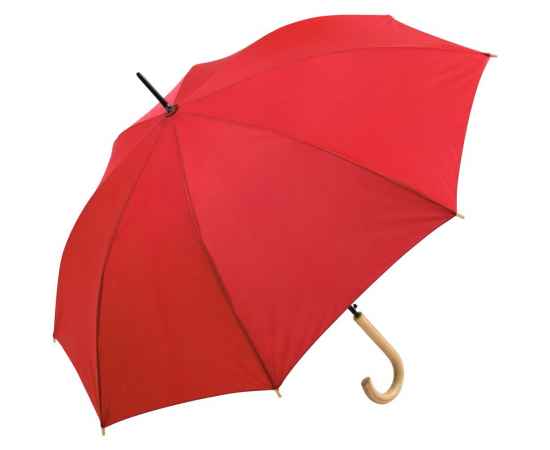 Зонт-трость OkoBrella, красный, Цвет: красный, Размер: длина 85 см