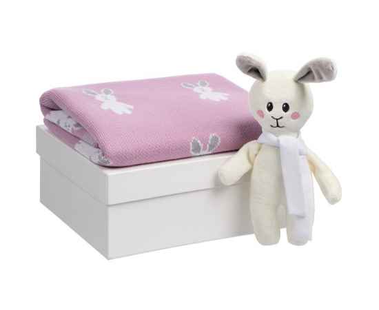 Набор детский с зайками Beastie Toys, розовый, Цвет: розовый, Размер: 25х22х10 см
