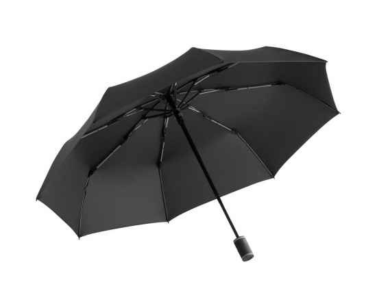 Зонт складной AOC Mini с цветными спицами, серый, Цвет: серый, Размер: длина 57 см