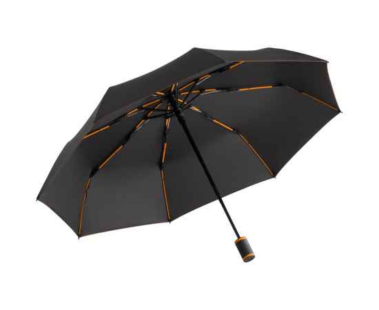 Зонт складной AOC Mini с цветными спицами, оранжевый, Цвет: оранжевый, Размер: длина 57 см