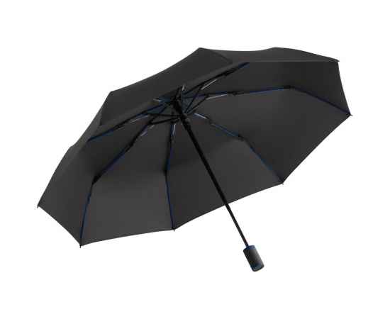 Зонт складной AOC Mini с цветными спицами, темно-синий, Цвет: темно-синий, Размер: длина 57 см
