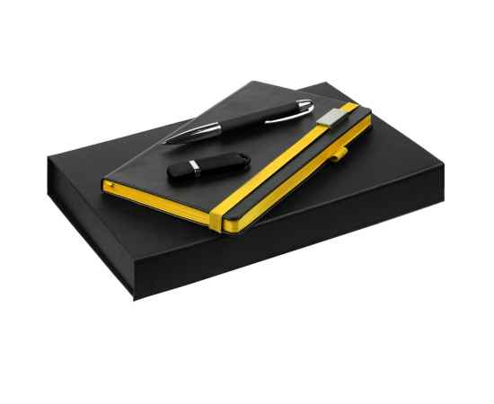 Набор Ton Memory, черный с желтым, Цвет: желтый, Размер: коробка: 27х18х3