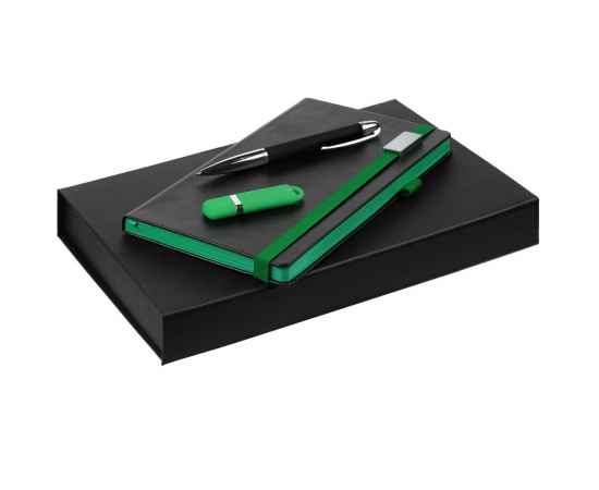 Набор Ton Memory, черный с зеленым, Цвет: зеленый, Размер: коробка: 27х18х3