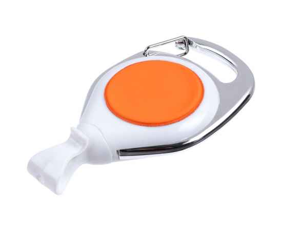 Ретрактор Dorset, белый с оранжевым, Цвет: оранжевый, Размер: 3
