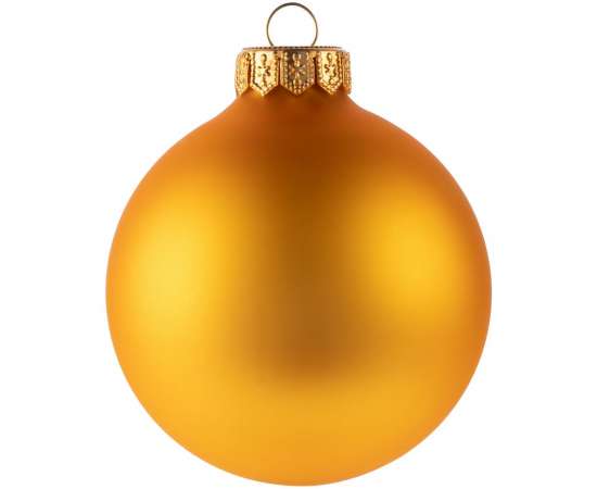 Елочный шар Gala Night Matt в коробке с тиснением, золотистый, 8 см, Цвет: золотистый, Размер: диаметр шара: 8 с