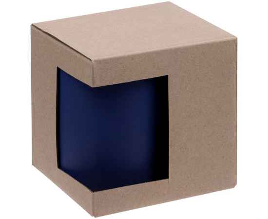 Коробка для кружки с окном, крафт, Размер: 11,2х9,4х10,7 с