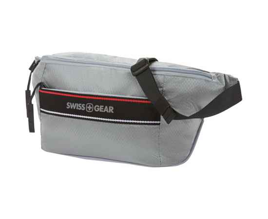 Поясная сумка Swissgear, светло-серая, Цвет: серый, Размер: 38x5x15 см