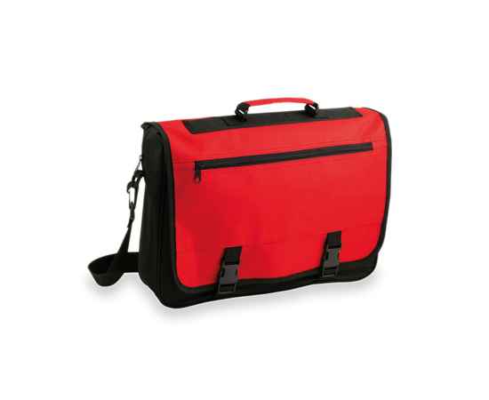 Конференц-сумка VERSE, красный, 39 х 32 x 9 см, 100% полиэстер 600D, Цвет: красный