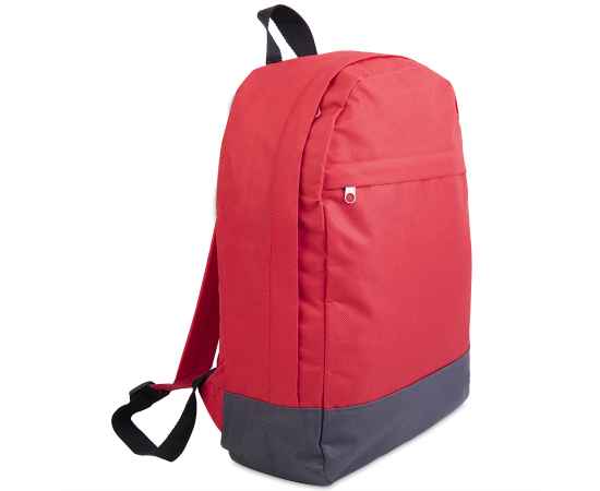 Рюкзак 'URBAN',  красный/ серый, 39х27х10 cм, полиэстер 600D, Цвет: красный, серый