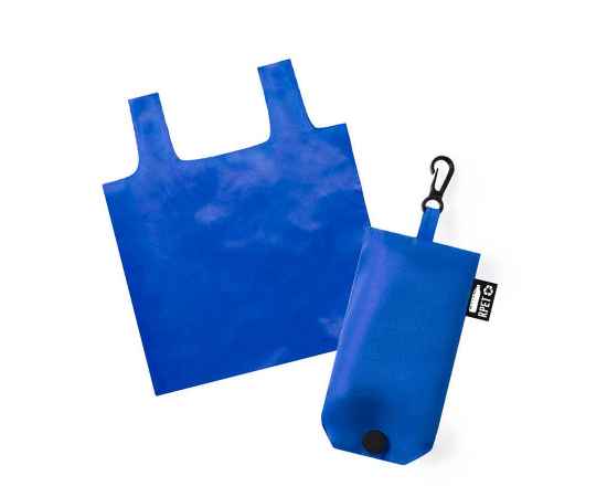 Сумка для покупок 'Restun', синий, 45x38,5 см, 100% полиэстер RPET, Цвет: синий