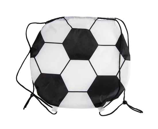 Рюкзак для обуви (сменки) или футбольного мяча, 45х46 cm, 210D полиэстер, Цвет: белый, Размер: 45х46