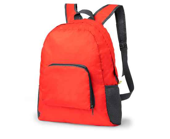 Рюкзак складной MENDY, красный, 43х32х12 см, 100% полиэстер, Цвет: красный