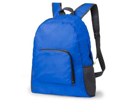 Рюкзак складной MENDY, синий, 43х32х12 см, 100% полиэстер, Цвет: Чёрный
