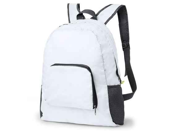 Рюкзак складной MENDY, белый, 43х32х12 см, 100% полиэстер, Цвет: белый