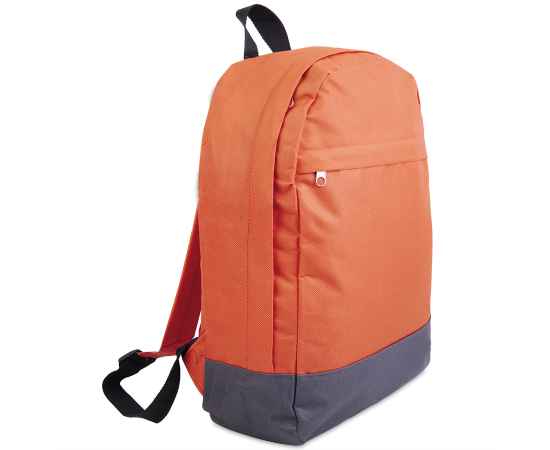 Рюкзак 'URBAN',  оранжевый/серый , 39х27х10 cм, полиэстер 600D, Цвет: оранжевый, серый