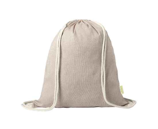 Рюкзак KONIM, бежевый, 42x38 см, 100% переработанный хлопок, 120 г/м2, Цвет: бежевый