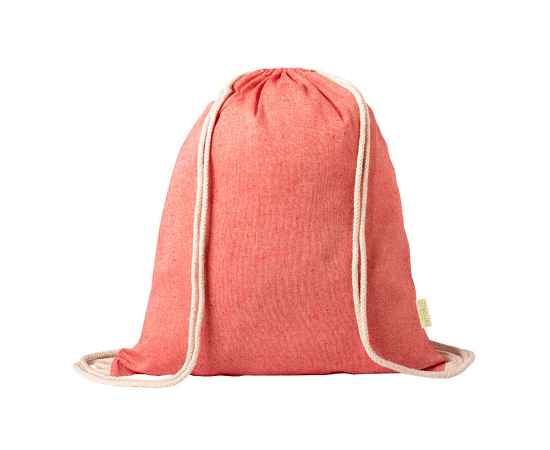 Рюкзак KONIM, красный, 42x38 см, 100% переработанный хлопок, 120 г/м2, Цвет: красный