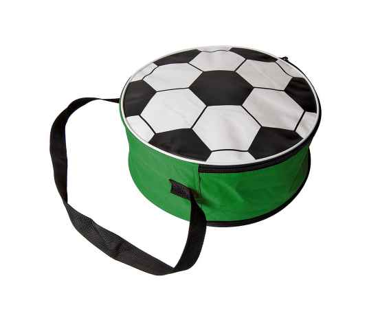 Сумка футбольная, зеленый, D36 cm, 600D полиэстер, Цвет: белый, зеленый, Размер: D36