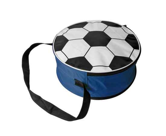 Сумка футбольная, синий, D36 cm, 600D полиэстер, Цвет: белый, синий, Размер: D36