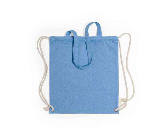 Рюкзак FENIN, синий, 42 x 38 см, 100% переработанный хлопок, 140 г/м2, Цвет: синий