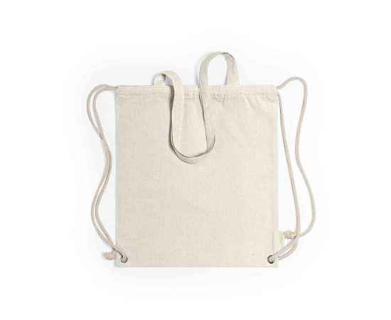 Рюкзак FENIN, бежевый, 42 x 38 см, 100% переработанный хлопок, 140 г/м2, Цвет: бежевый