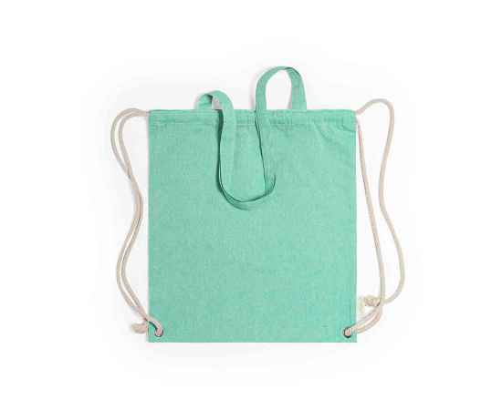 Рюкзак FENIN, зеленый, 42 x 38 см, 100% переработанный хлопок, 140 г/м2, Цвет: зеленый