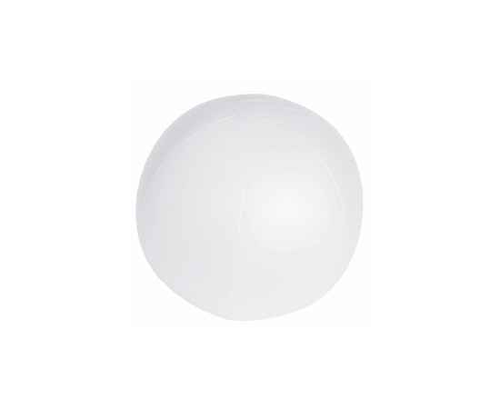 SUNNY Мяч пляжный надувной, белый, 28 см, ПВХ, Цвет: белый