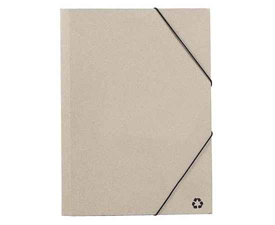 Папка ECOSUM A4, рециклированный картон, бежевый, Цвет: бежевый