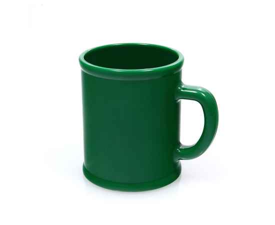 Кружка  'Радуга', зеленая, D=7,9см, H=9,6см, 300мл, пластик, тампопечать, Цвет: зеленый