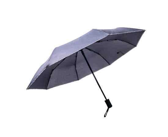 Зонт LONDON складной, автомат, темно-серый, D=100 см, 100% полиэстер, Цвет: темно-серый