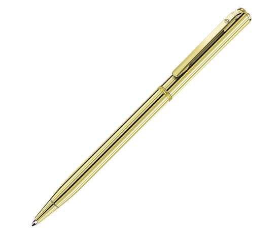 SLIM GOLD, ручка шариковая, золотистый, металл, Цвет: золотистый