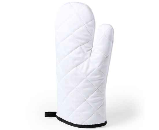 Прихватка-рукавица SILAX, белый с черным, полиэстер, Цвет: Чёрный