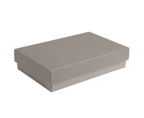 Коробка подарочная CRAFT BOX, 17,5*11,5*4 см, серый, картон 350 гр/м2, Цвет: серый, Размер: 17,5*11,5*4 см