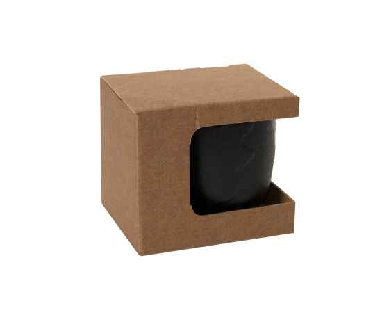 Коробка для кружки 13627, 23502, размер 12,3х10,0х10,8 см, микрогофрокартон, коричневый, Цвет: коричневый