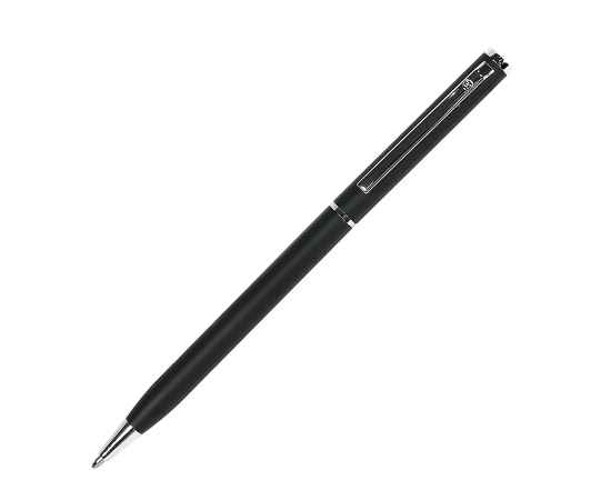 SLIM, ручка шариковая, чёрный/хром, металл, Цвет: черный, серебристый