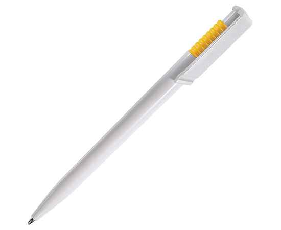 OCEAN, ручка шариковая, желтый/белый, пластик, Цвет: белый, желтый