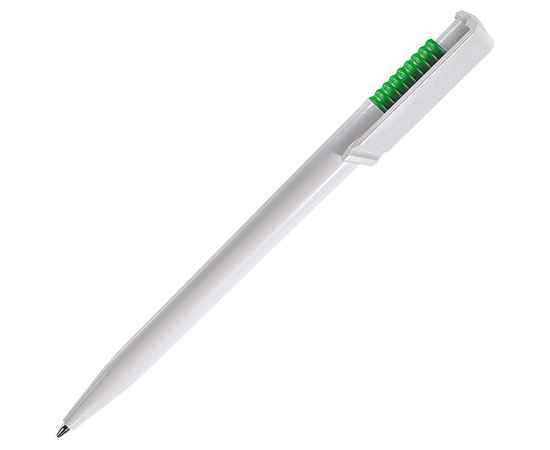 OCEAN, ручка шариковая, зеленый/белый, пластик, Цвет: зеленый, белый