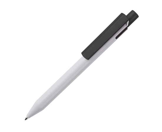 Ручка шариковая Zen, белый/черный, пластик, Цвет: черный, белый