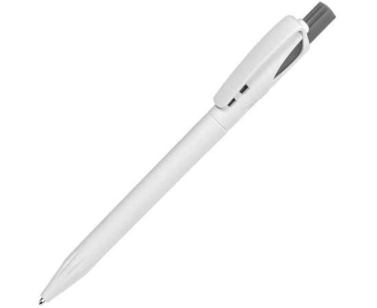 TWIN, ручка шариковая, серый/белый, пластик, Цвет: белый, серый