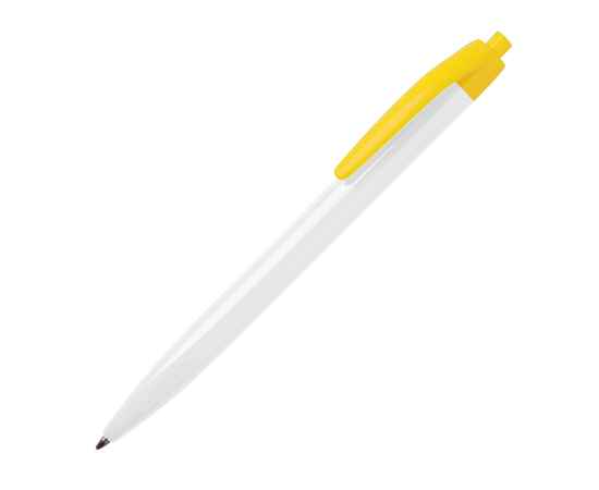 N8, ручка шариковая, белый/желтый, пластик, Цвет: белый, желтый