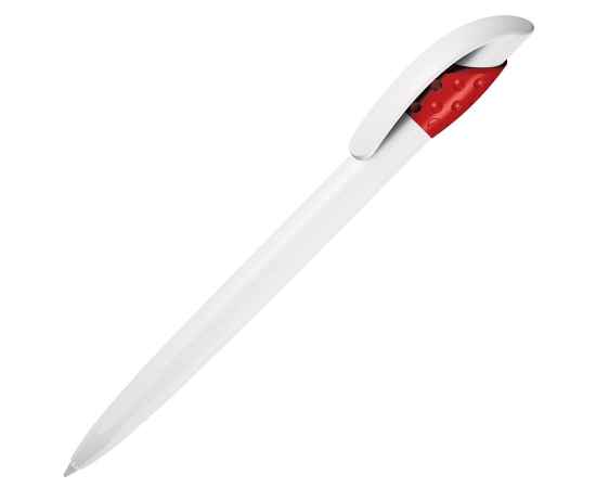 GOLF, ручка шариковая, красный/белый, пластик, Цвет: белый, красный