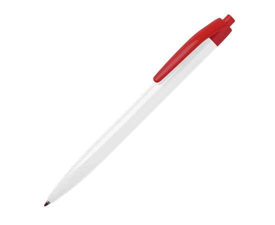 N8, ручка шариковая, белый/красный, пластик, Цвет: белый, красный