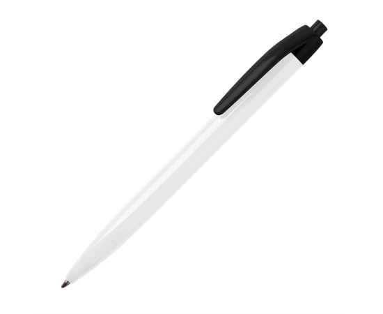 N8, ручка шариковая, белый/черный, пластик, Цвет: белый, черный