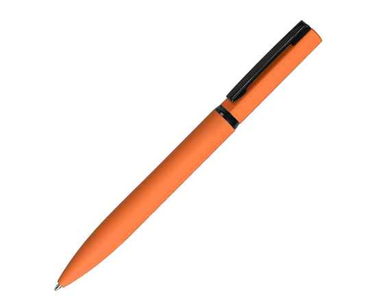 MIRROR BLACK, ручка шариковая, оранжевый, металл, софт- покрытие, Цвет: оранжевый
